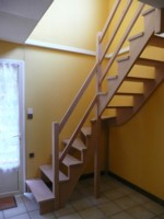 escalier avec placard intégré